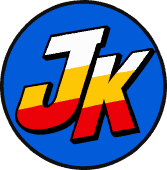 Johnny Karate NYC logo with bold JK initials in red and yellow.