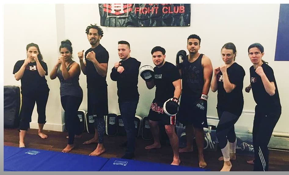 Adult martial arts training with Johnny Karate NYC, focusing on self-defense and fitness.