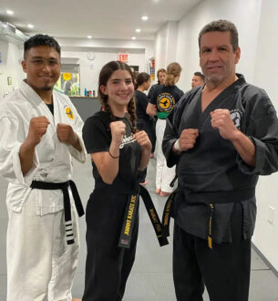 Johnny Karate NYC martial arts class for adults, focusing on self-defense and fitness. Join us to im.