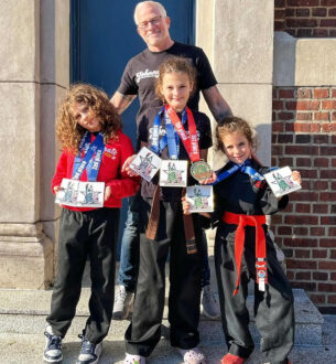 Johnny Karate NYC Kids Winning Martial Arts Medals