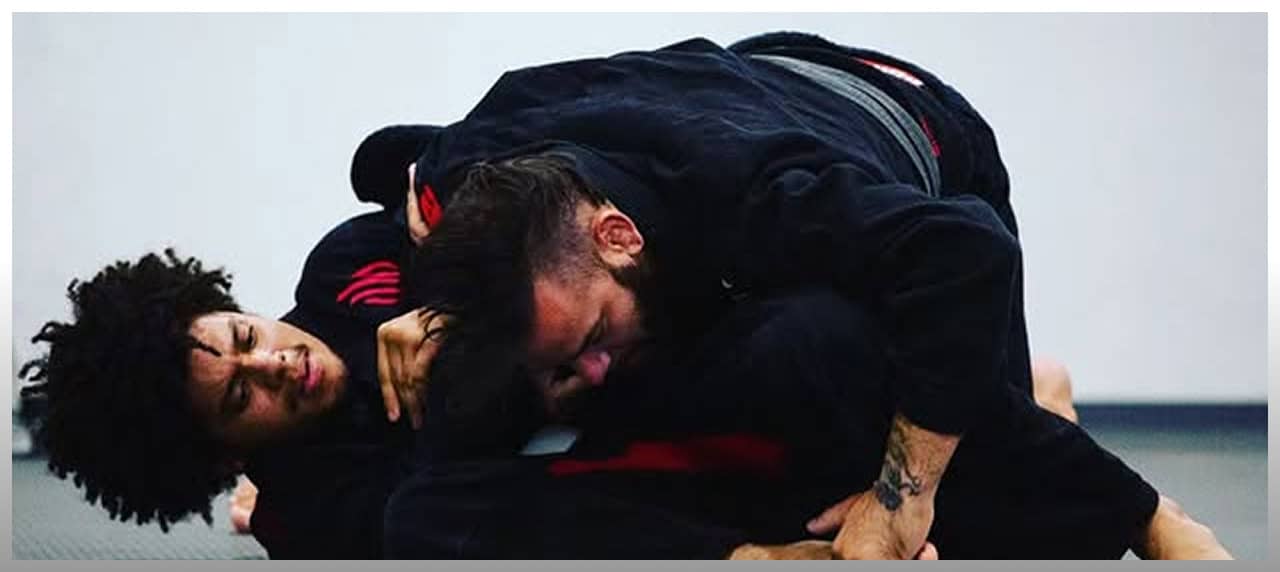 BJJ practitioners practicing Brazilian Jiu-Jitsu at Johnny Karate NYC.